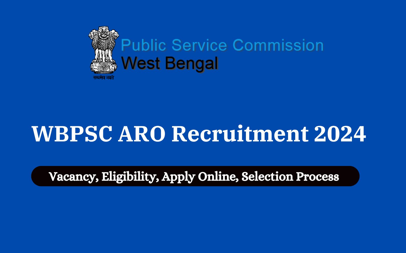 WBPSC ARO Recruitment 2024