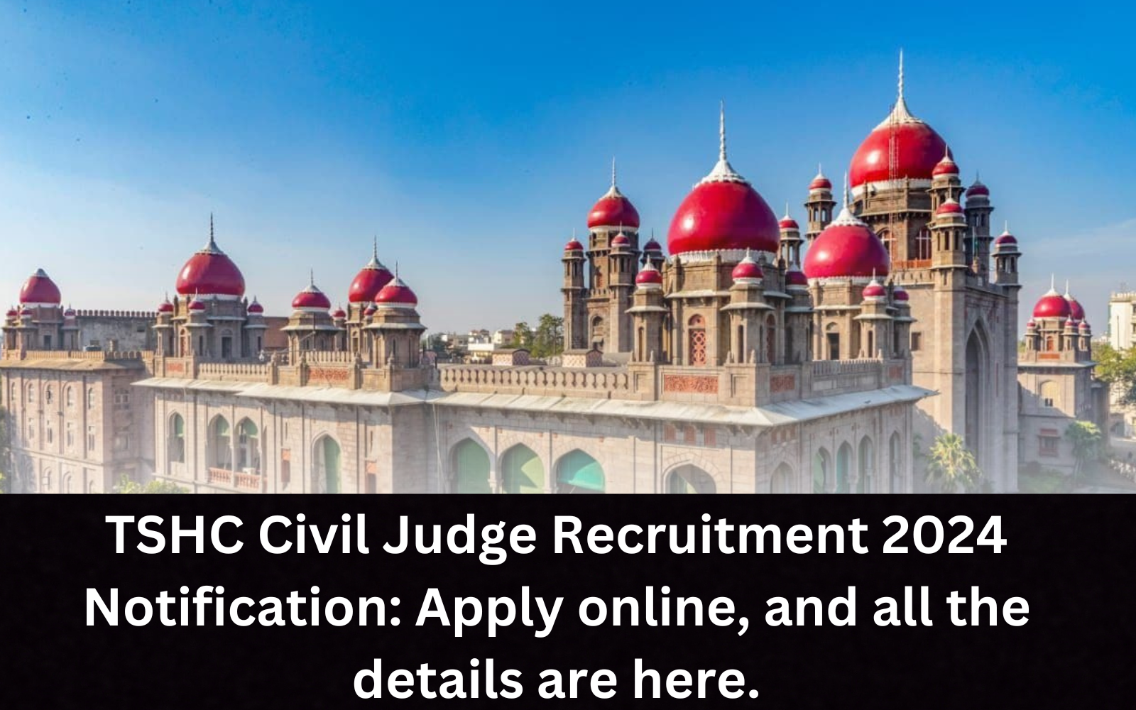 TSHC Civil Judge Recruitment 2024 notice (2)